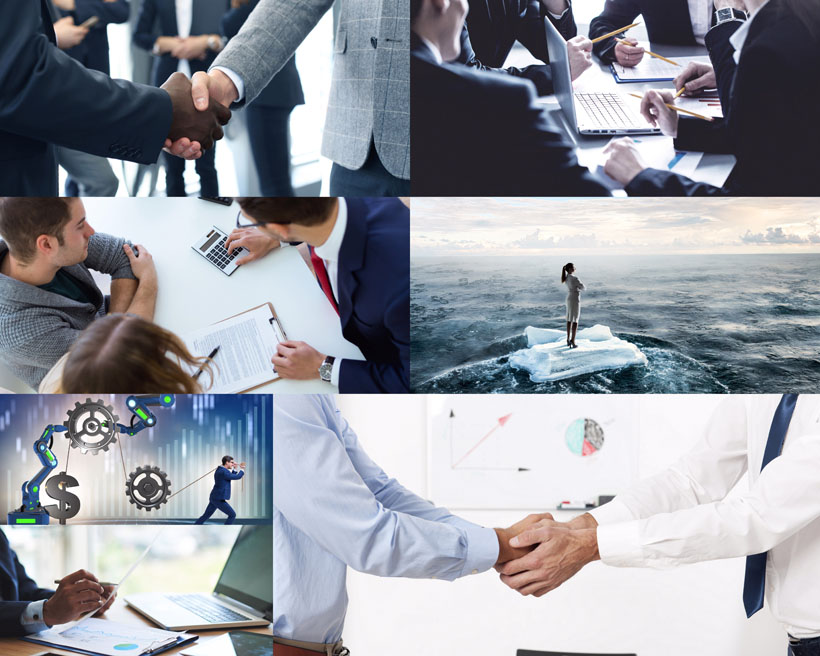 商務握手合作人士攝影